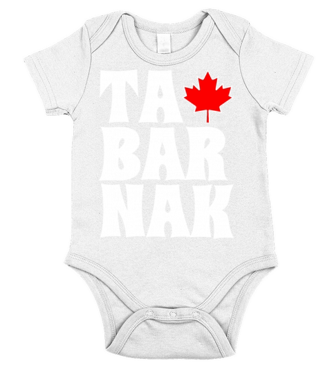 Tabarnak Funny Curse Word French Canadien Language Short Sleeve Baby One-Piece