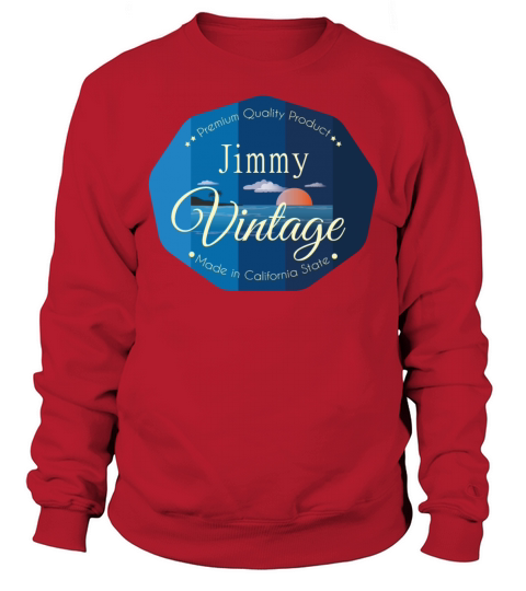 Jimmy First Name Vintage Blue Sweatshirt Unisex