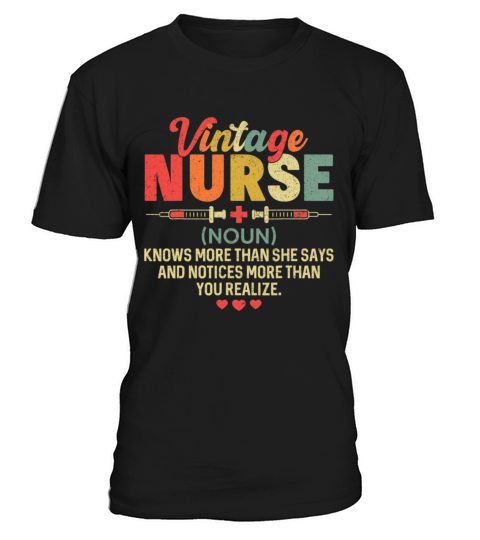 Vintage Nurse Definition Hospital T-Shirt Unisex