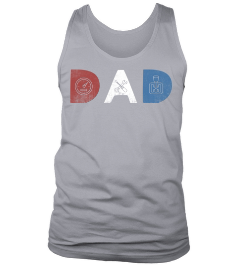 Mechanic Dad Retro Father Perfect For Dads Tank Top Unisex