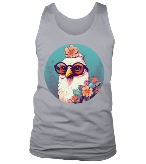 Retro Style 80s 90s Vintage Chicken Lovers Tank Top Unisex