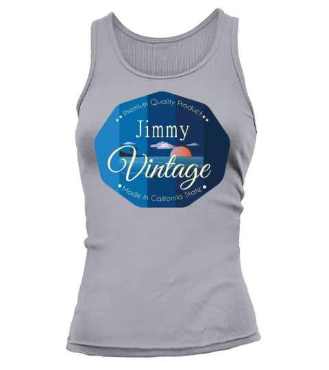 Jimmy First Name Vintage Blue Tank top Woman