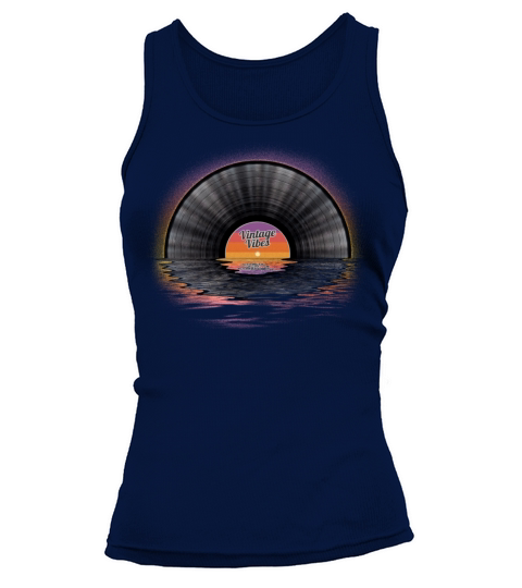 Vintage Vibes Vinyl Record Collector Tank top Woman