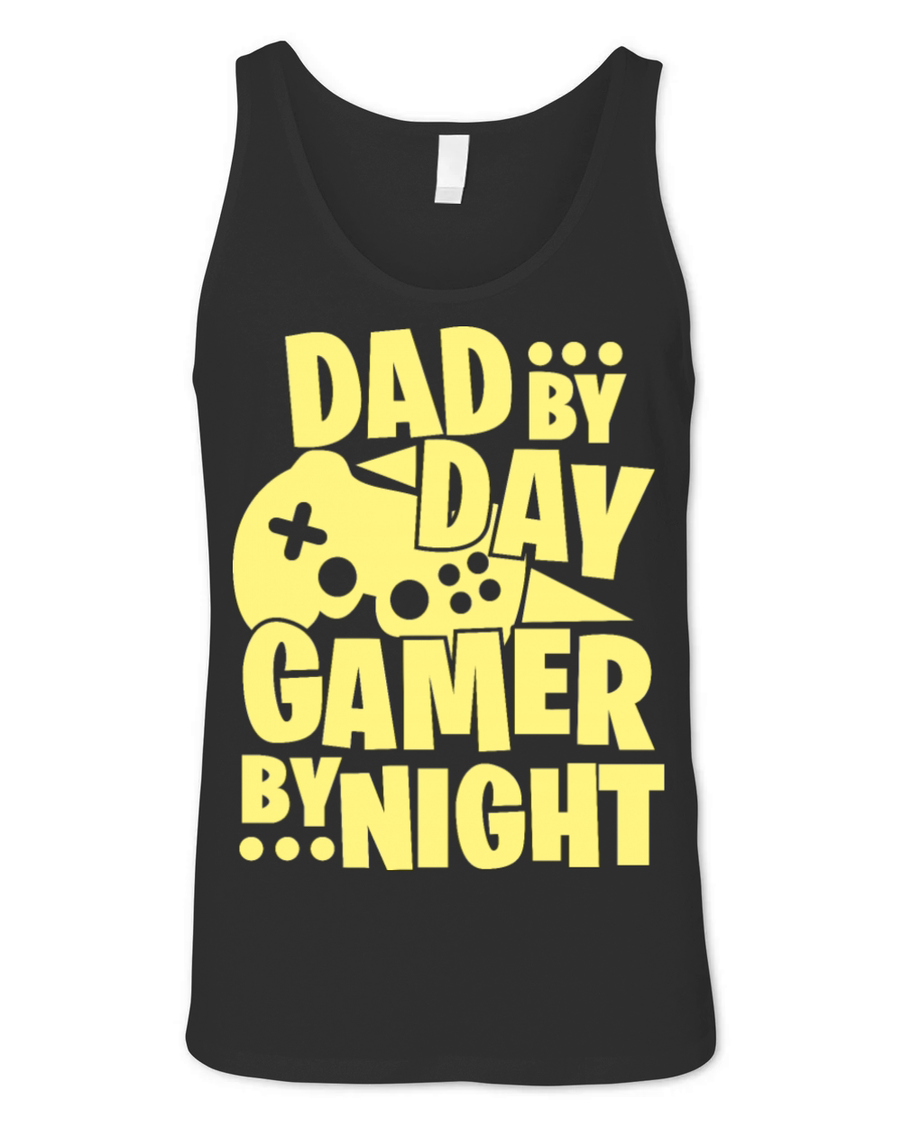 Dad By Day Gamer By Night Unisex Jersey Tank