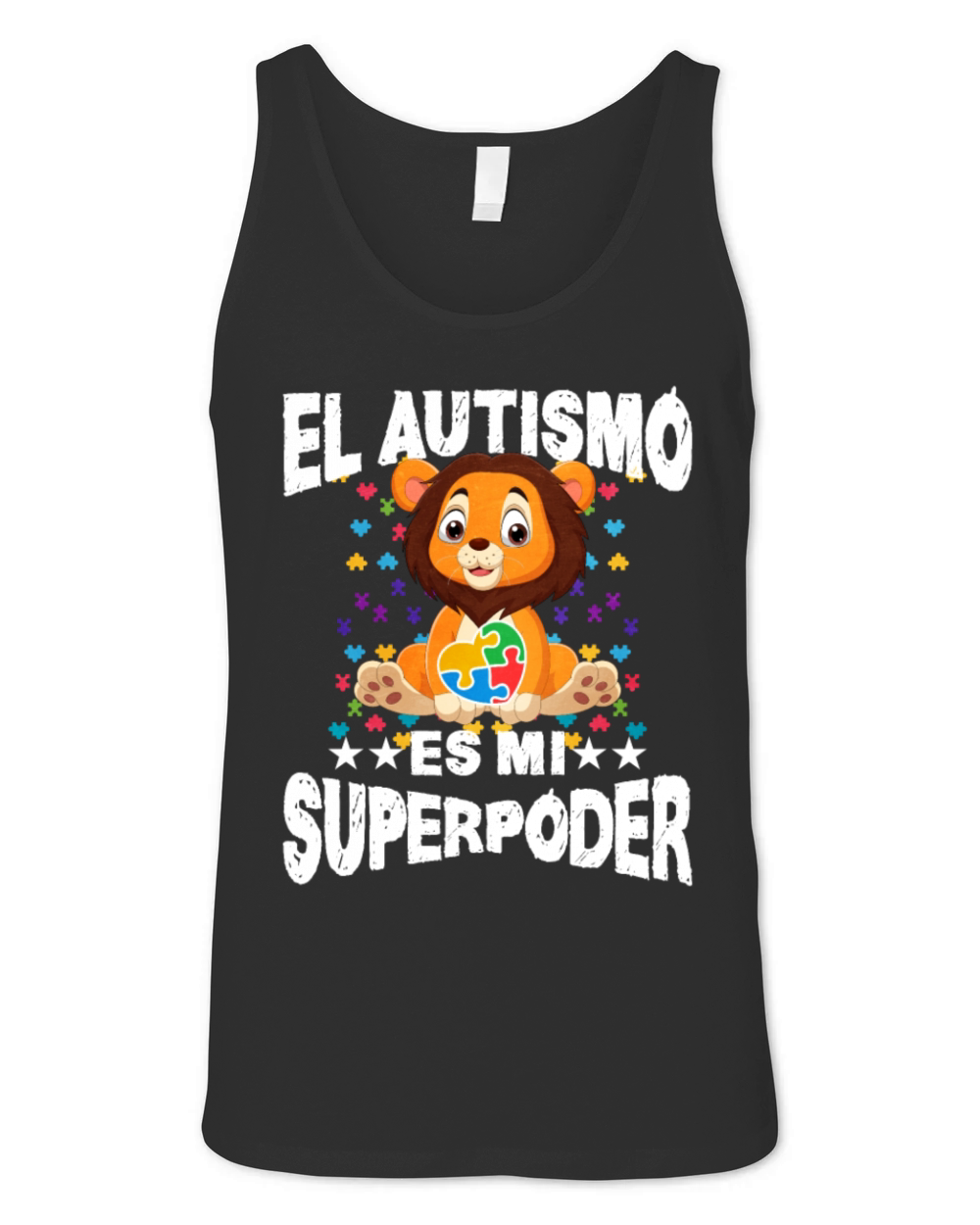 El autismo es mi superpoder Unisex Jersey Tank