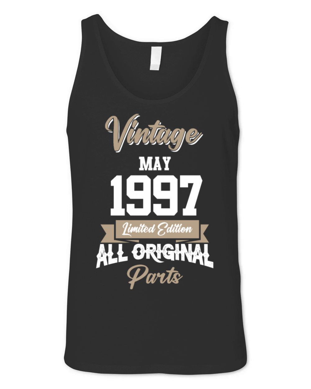 May 1997 Vintage Birthday Present Unisex Jersey Tank