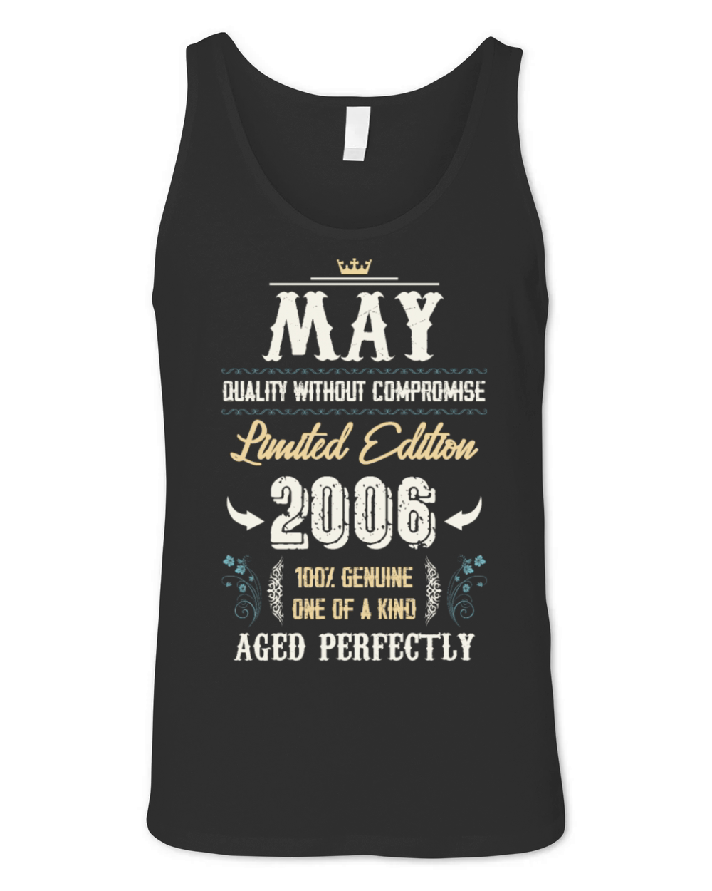 May 2006 Vintage Birthday Present Unisex Jersey Tank