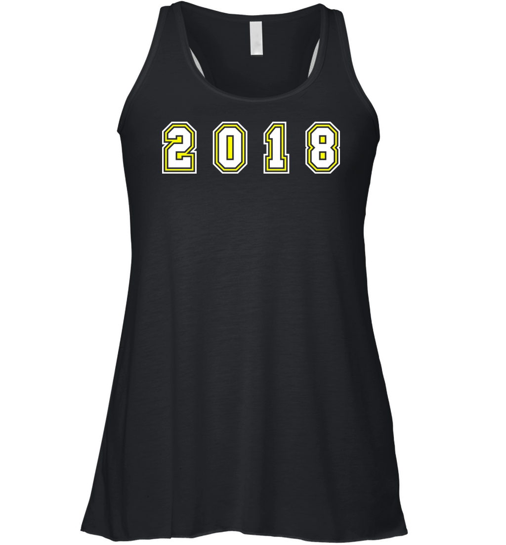 2018 Year Number Women's Flowy Tank Top