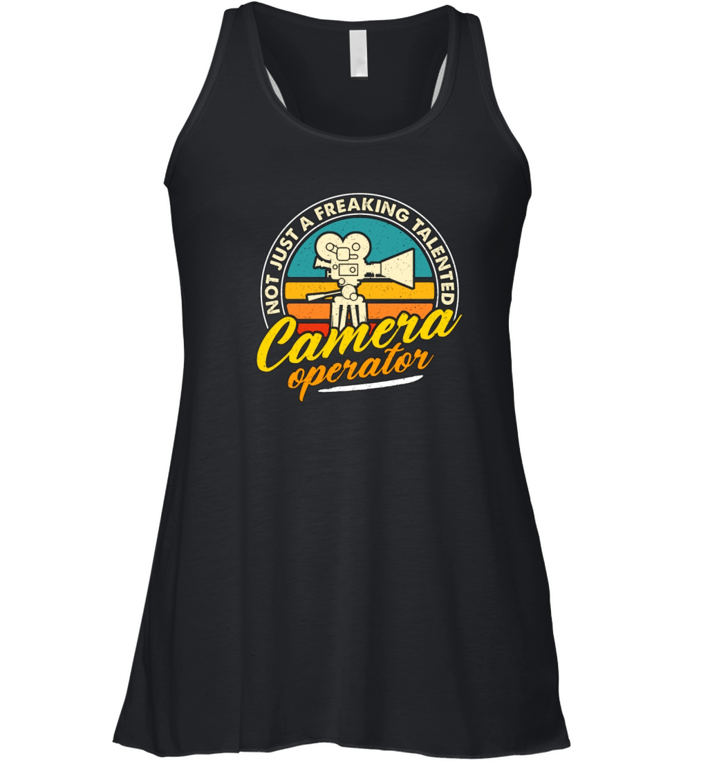 Camera Operator Not Just A Freaking Video Producer Women's Flowy Tank Top