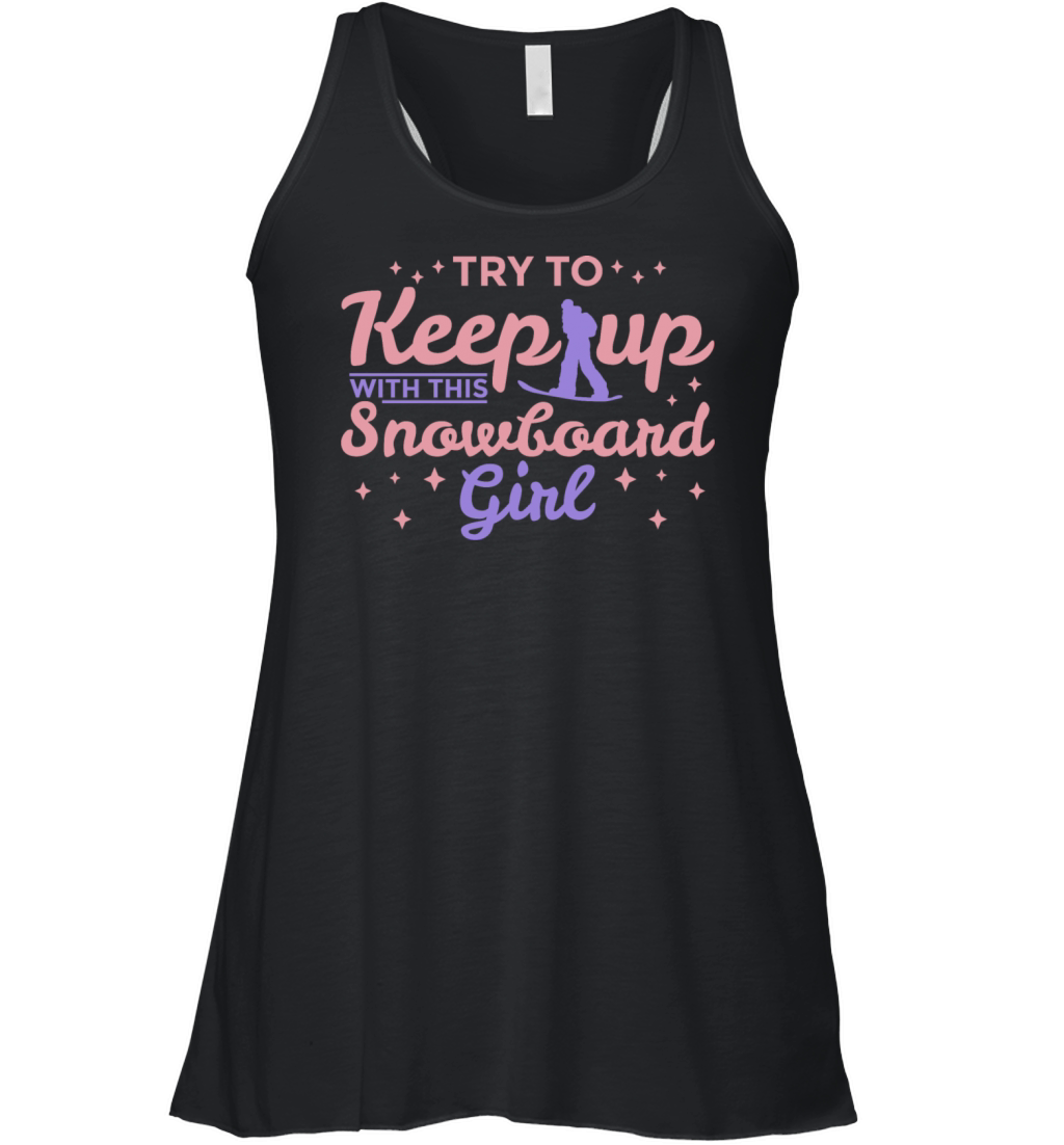 Female Snowboarder Women's Flowy Tank Top