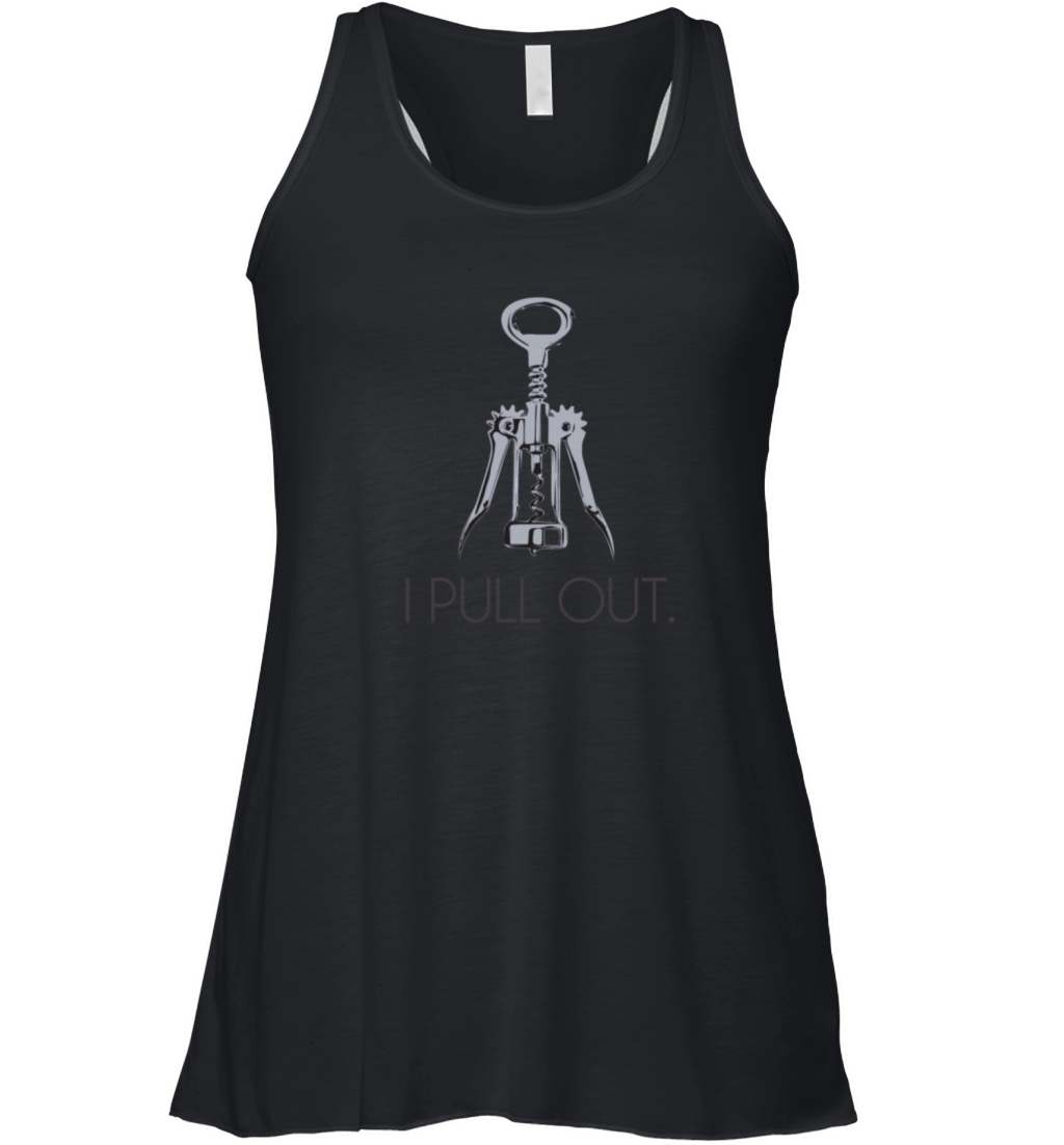 I Pull Out Corkscrew Women's Flowy Tank Top