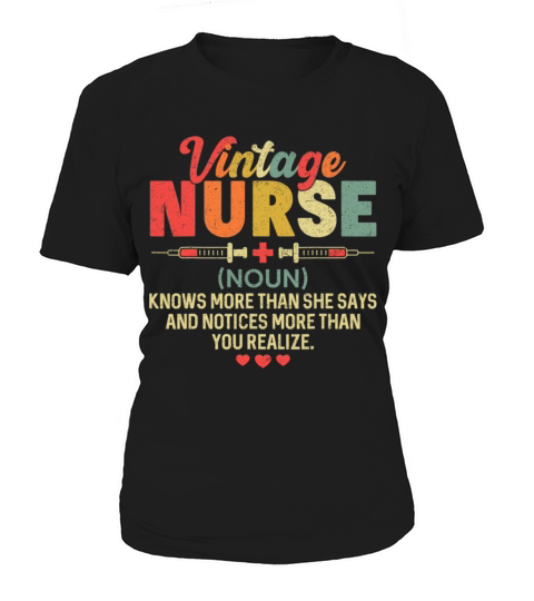 Vintage Nurse Definition Hospital Women's T-Shirt