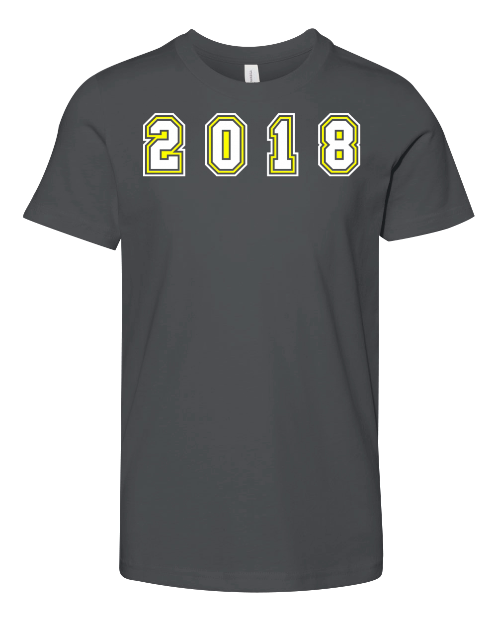 2018 Year Number Youth Unisex Jersey Tee