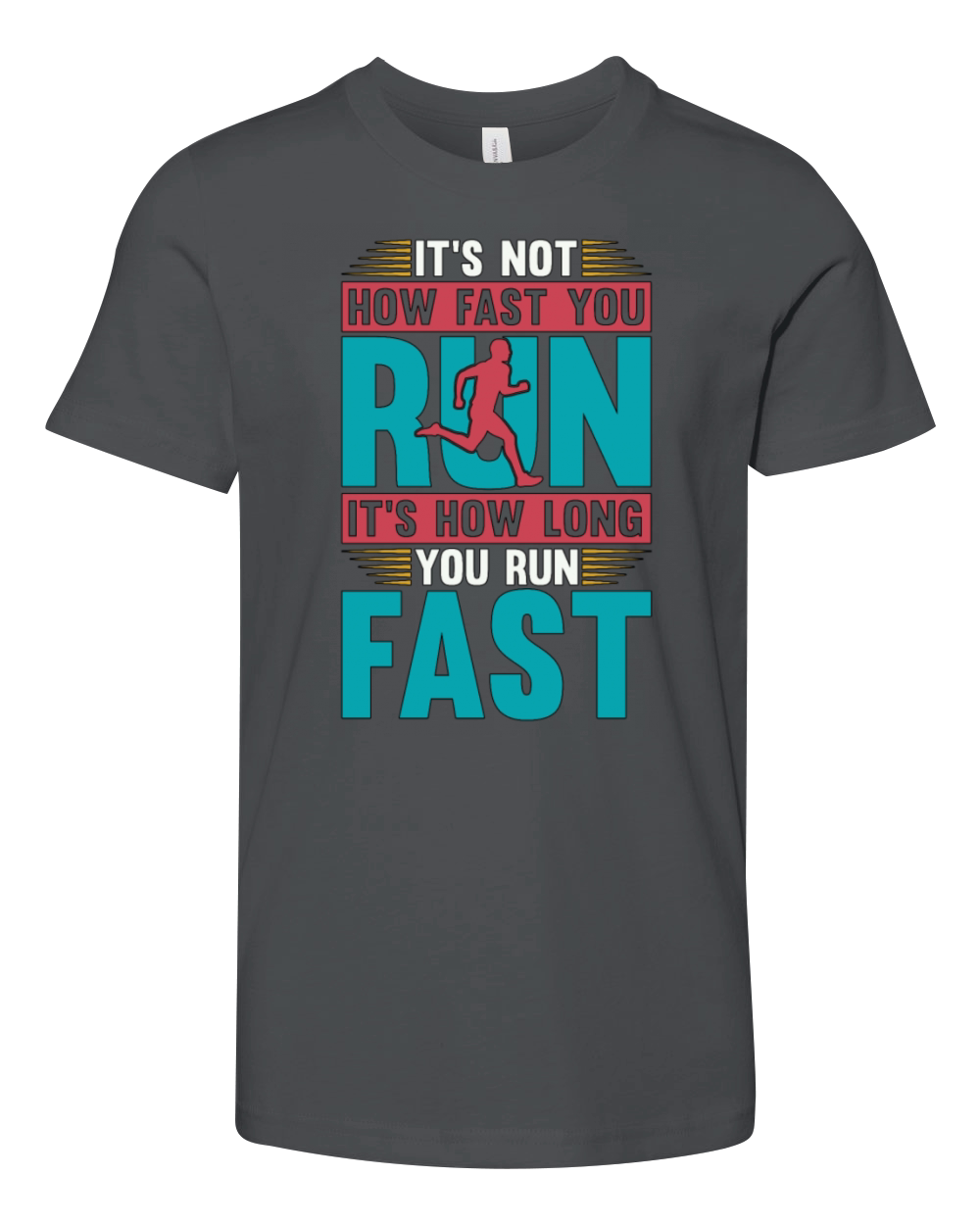 Cross Country Running Its Not How Fast Long Track Youth Unisex Jersey Tee