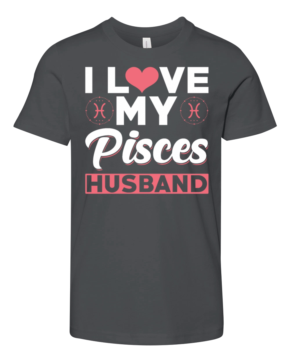 I love my Pisces Husband Youth Unisex Jersey Tee