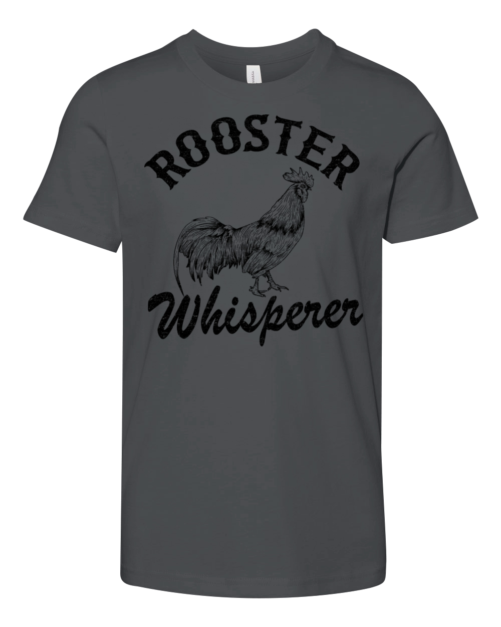 Rooster Whisperer Funny Chicken Lovers Farmer Youth Unisex Jersey Tee