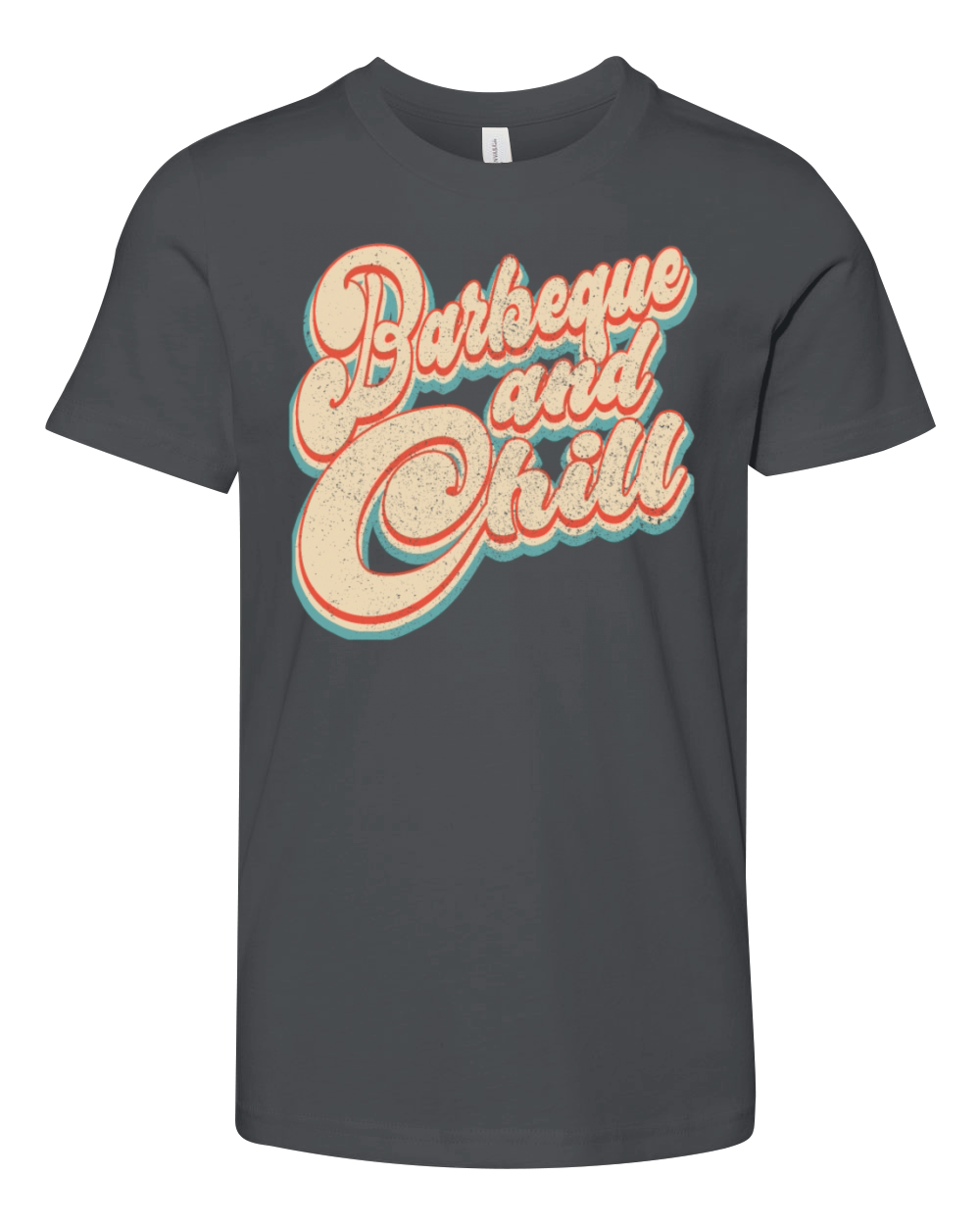 Vintage Classic Barbeque and Chill Patriotic 4th o Youth Unisex Jersey Tee