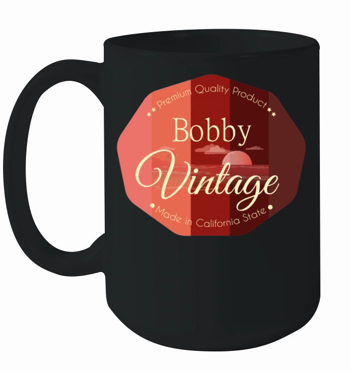 Bobby Vintage Design Ceramic Mug