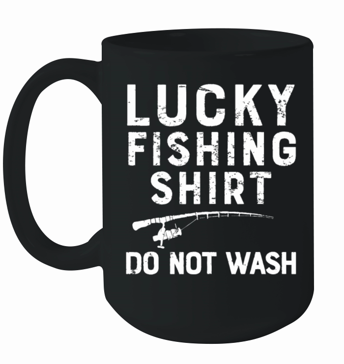 Vintage Lucky Fishing - Fisherman Fathers Dayvint Ceramic Mug