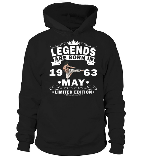 Karate Fighter Fighter Birthday May 1963 MMA Hoodie Unisex