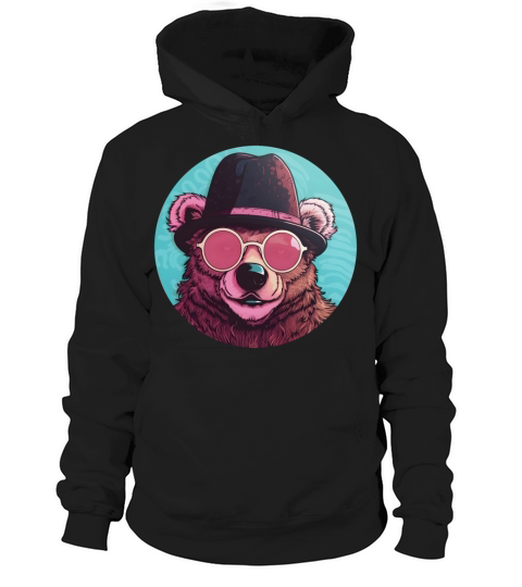 Vintage Bear Lovers Hoodie Unisex