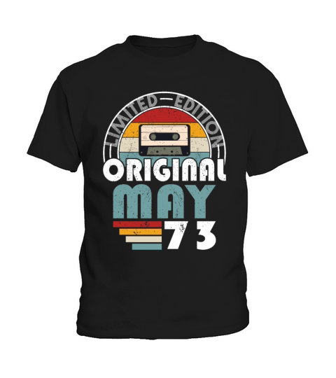 50th birthday may 1973 original 1973 Kids T-Shirt