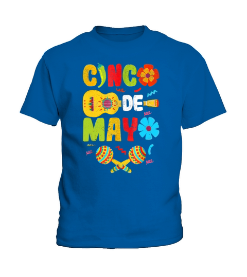 Cinco De Mayo Mexican Fiesta Party Family Matching Kids T-Shirt