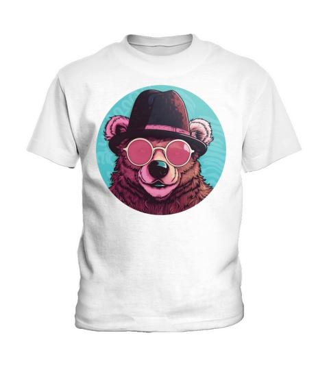 Vintage Bear Lovers Kids T-Shirt
