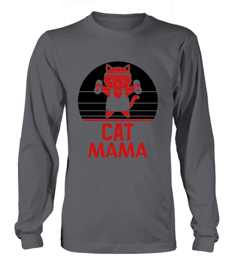 Distressed Retro Cat Daddy Vintage Eighties Style Long sleeved Unisex