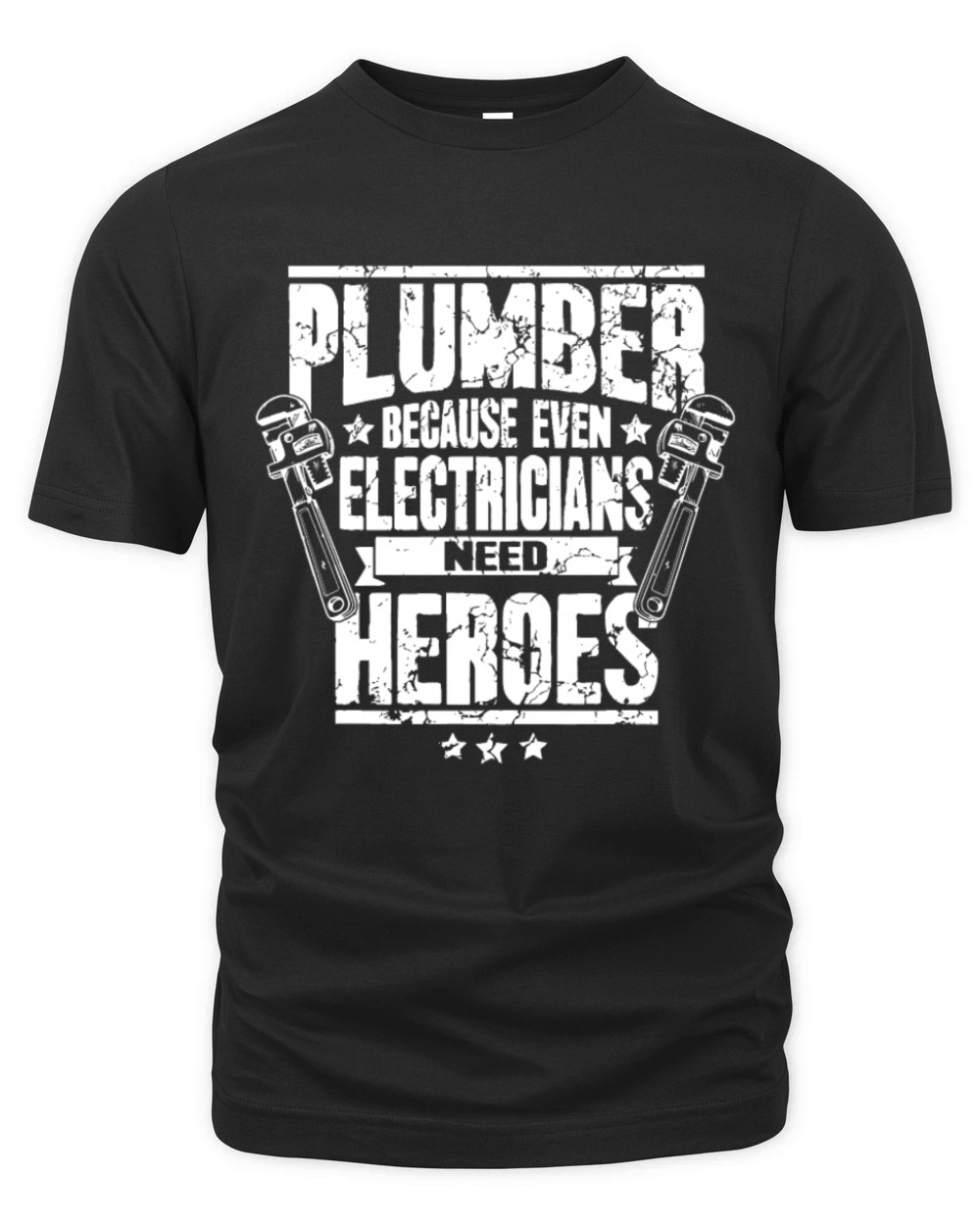 Funny Gift For Plumber Because Even Electricians N Organic Unisex T-shirt