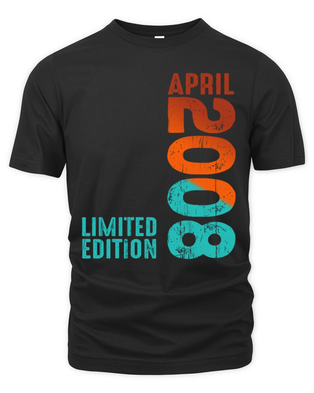 Since April 2008 Year 2008 Retro Vintage 2008 Organic Unisex T-shirt