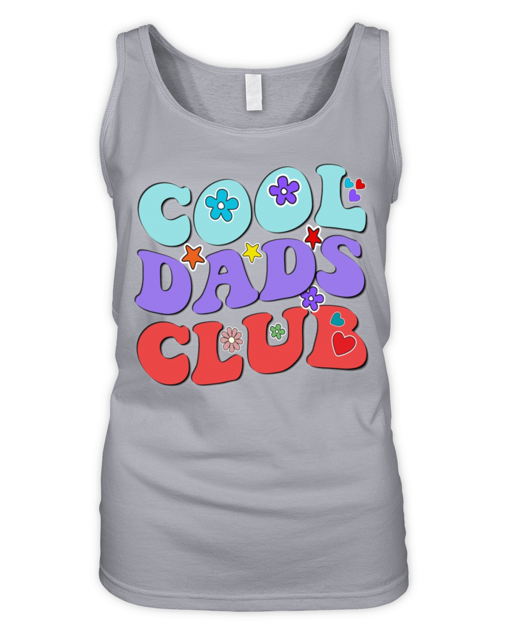 Cool Dads club Groovy Retro Organic Women's Tank Top