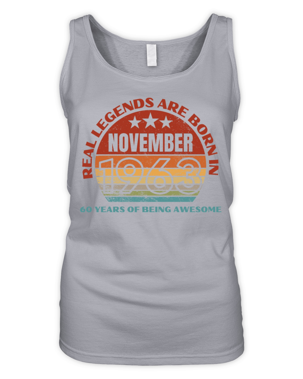 Real Legends Are Born In November 1963 60 Years Organic Women's Tank Top