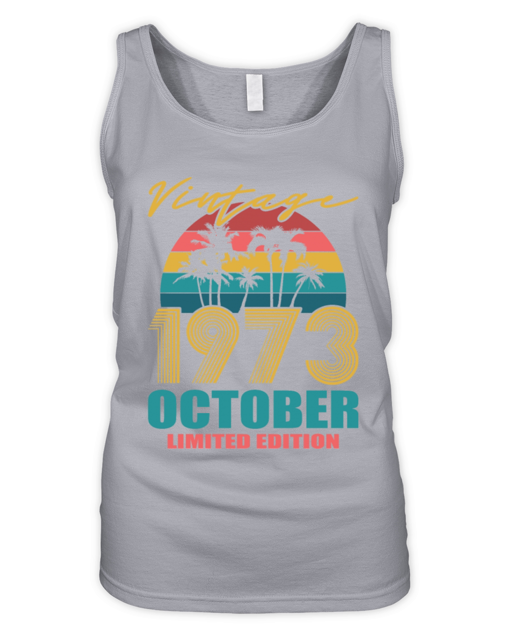 Vintage October 1973 Limited Edition Organic Women's Tank Top