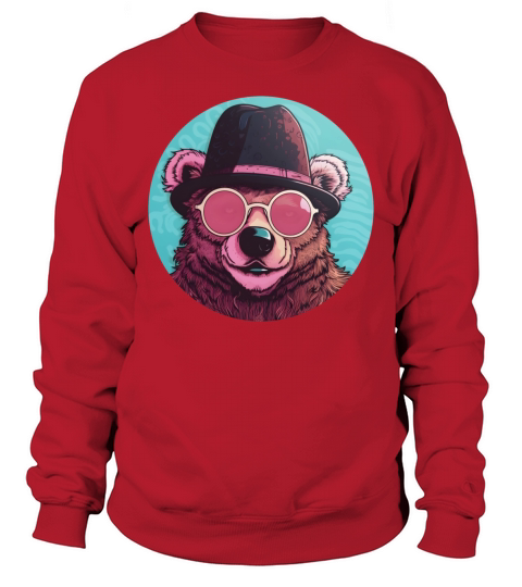 Vintage Bear Lovers Sweatshirt Unisex