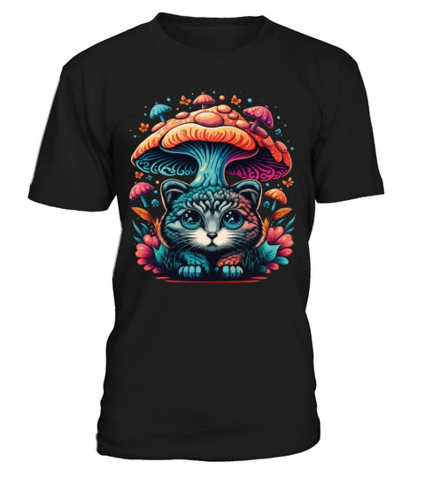 Show Your Style with Cats and Mushroom T-Shirts T-Shirt Unisex