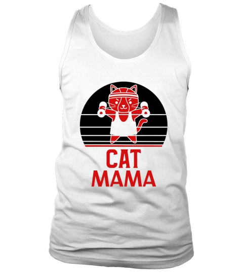 Distressed Retro Cat Daddy Vintage Eighties Style Tank Top Unisex