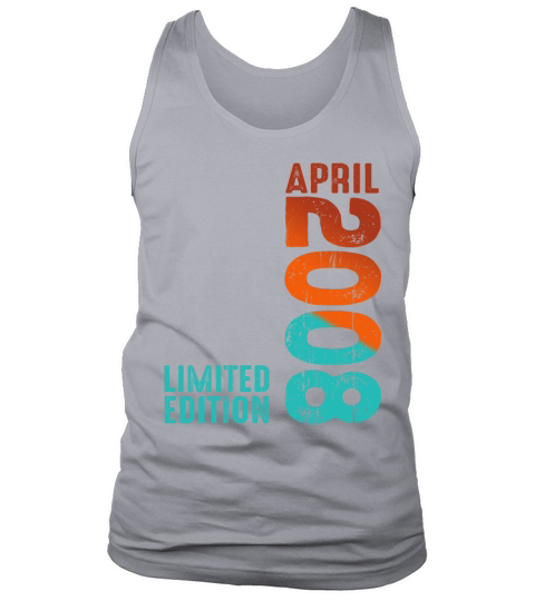 Since April 2008 Year 2008 Retro Vintage 2008 Tank Top Unisex