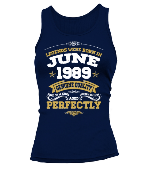 Vintage Aged To Perfection June 1989 Tank top Woman
