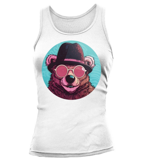 Vintage Bear Lovers Tank top Woman