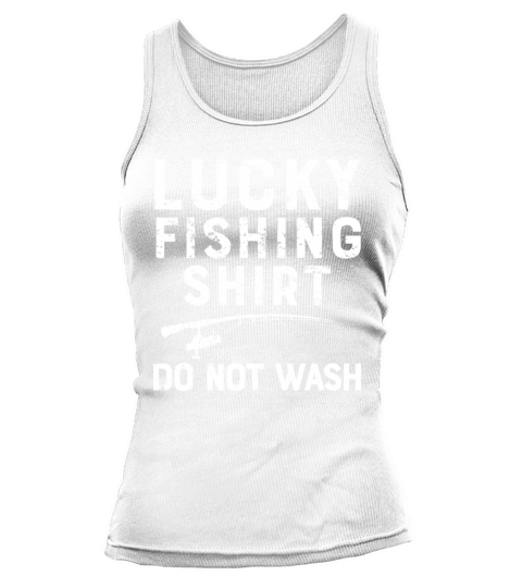 Vintage Lucky Fishing - Fisherman Fathers Dayvint Tank top Woman