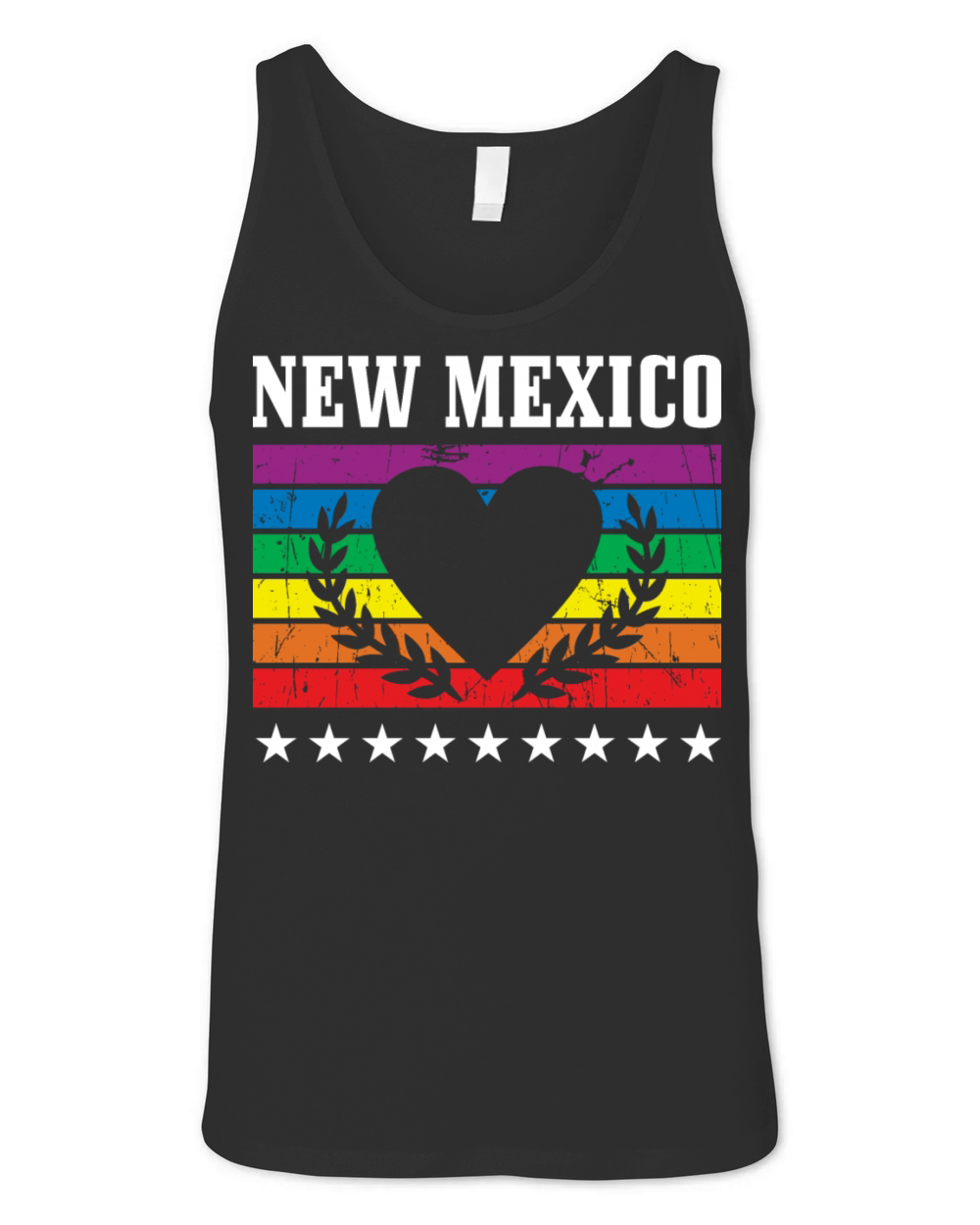 New Mexico Pride Flag Pride Month LGBTQ Flag LGBT Unisex Jersey Tank