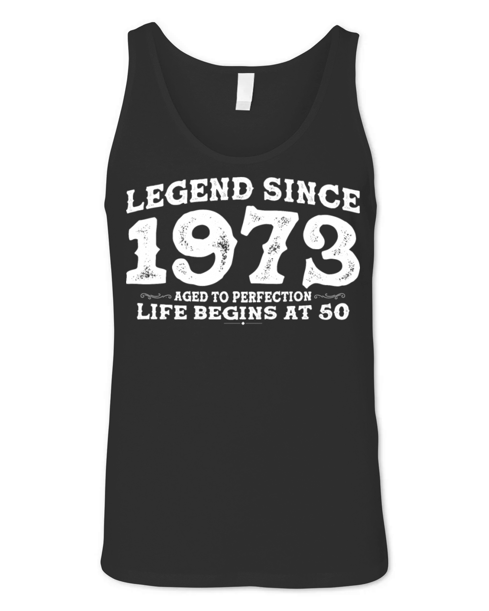 Vintage 1973 Shirt for Men Women 50 Year Old 50th Unisex Jersey Tank