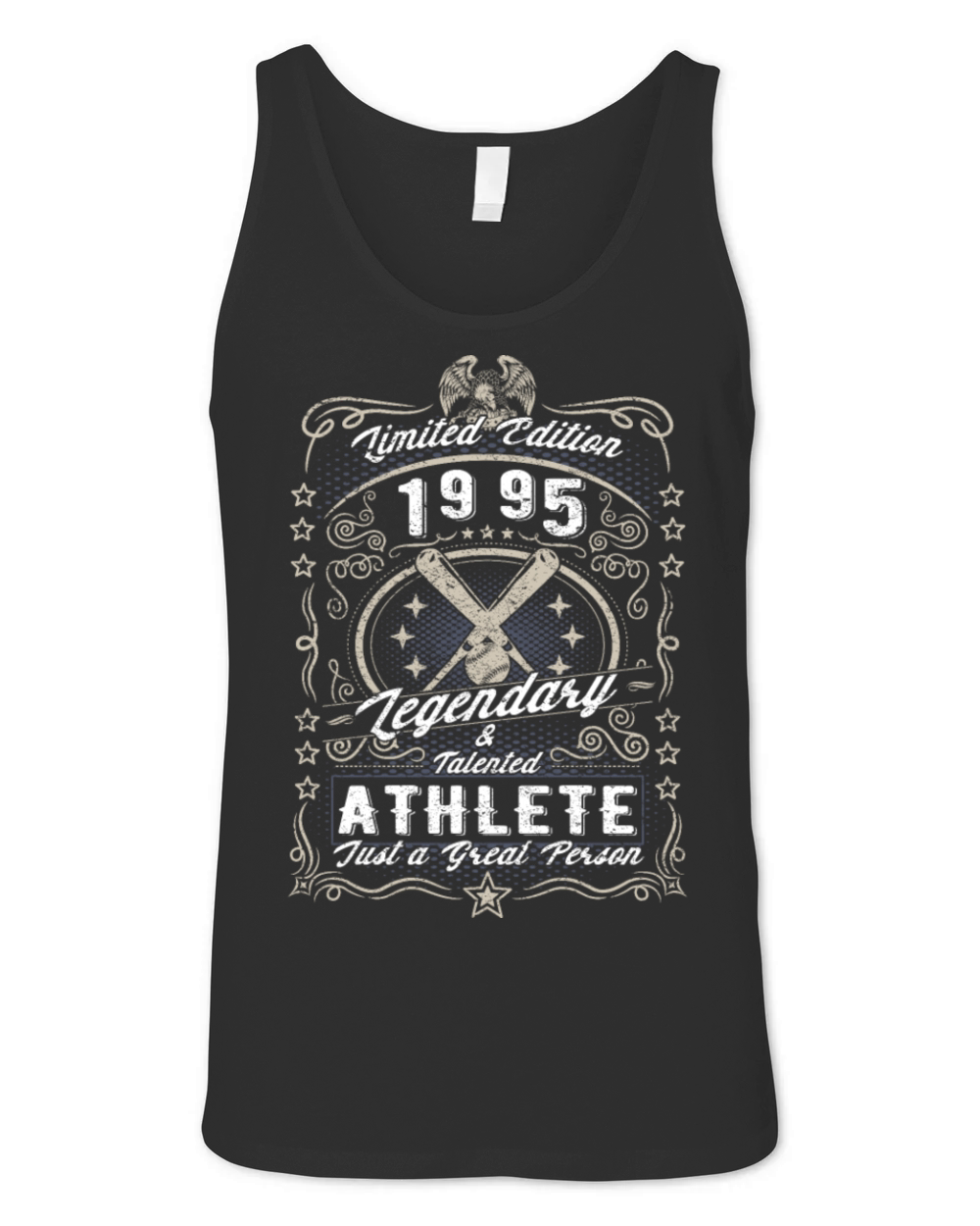Vintage 1995 Baseball Birthday Gift Sport Hobby Unisex Jersey Tank