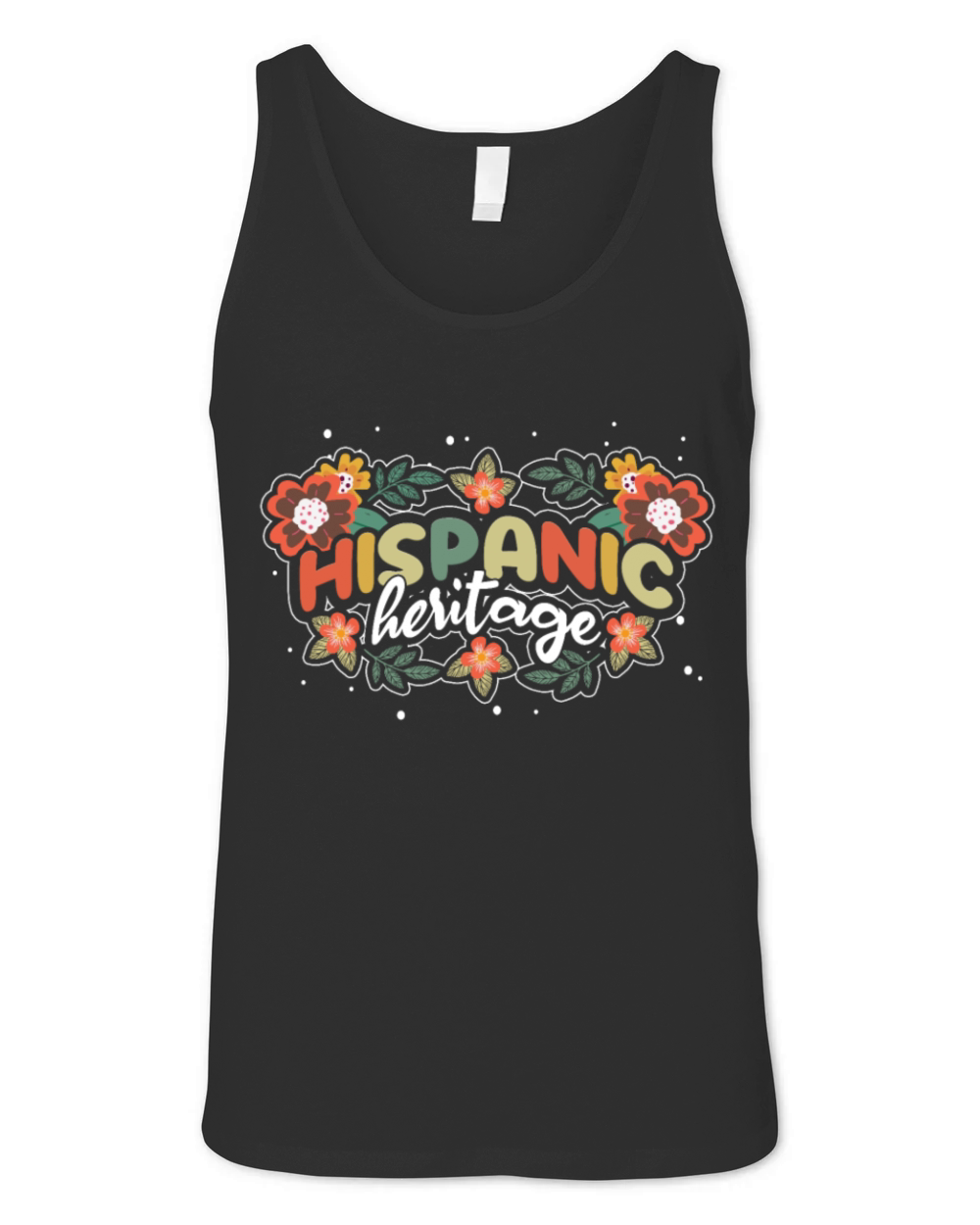 Vintage Hispanic National Hispanic Heritage Unisex Jersey Tank