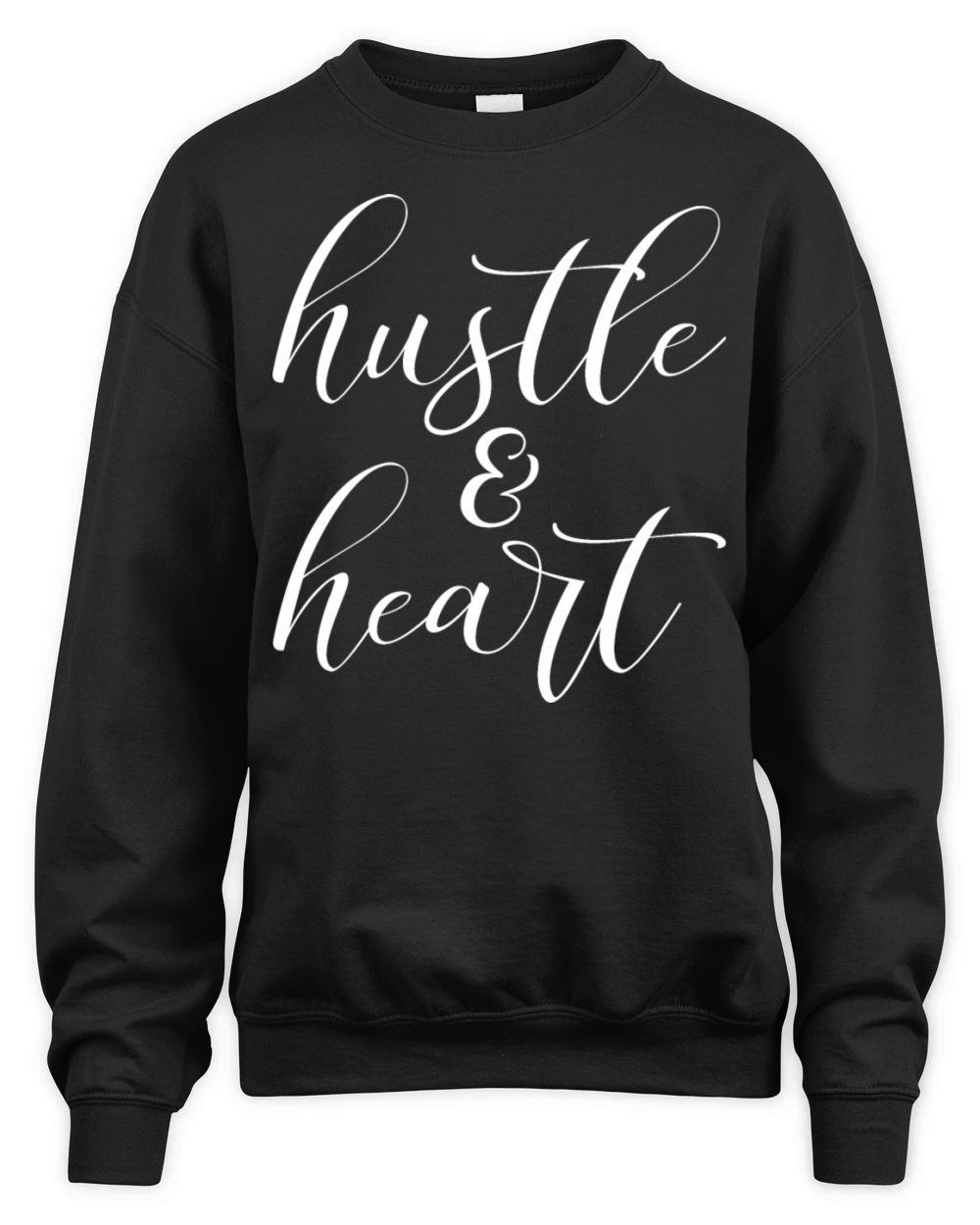 Hustle and Heart Unisex Premium Crewneck Sweatshirt