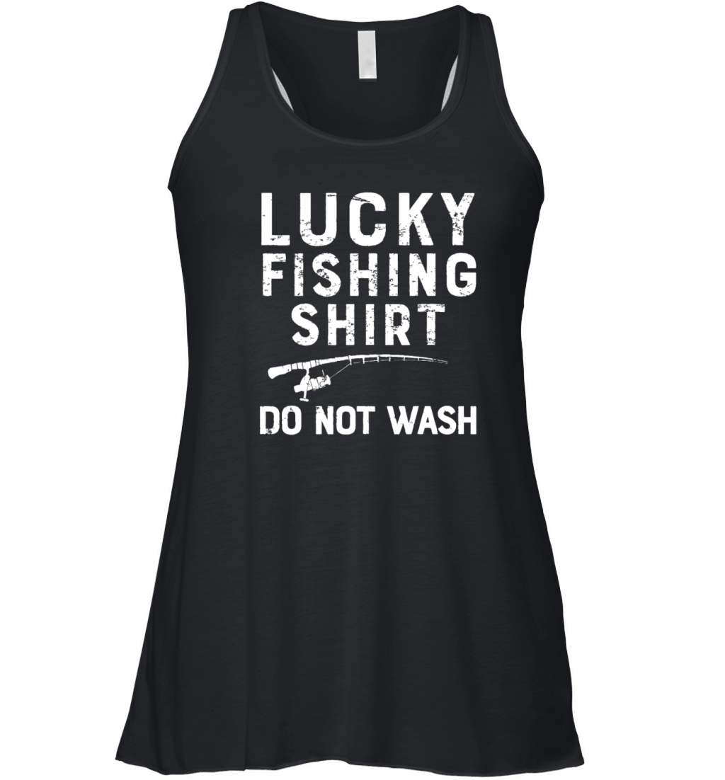 Vintage Lucky Fishing - Fisherman Fathers Dayvint Women's Flowy Tank Top