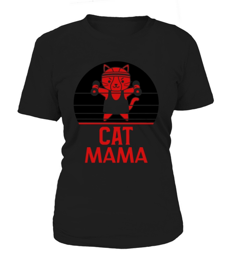 Distressed Retro Cat Daddy Vintage Eighties Style Women's T-Shirt