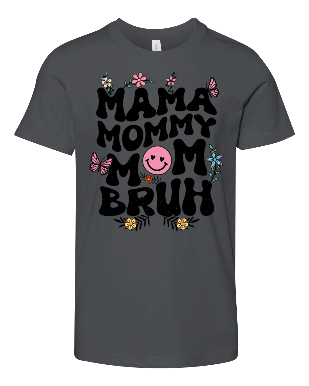 Mama Mommy Mom Bruh Mothers Day Groovy Vintage Youth Unisex Jersey Tee