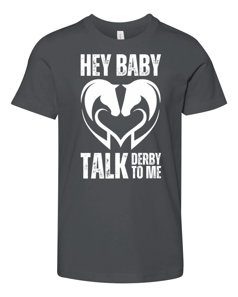 Talk Derby To Me Horse Racing Derby Day Race Game Youth Unisex Jersey Tee